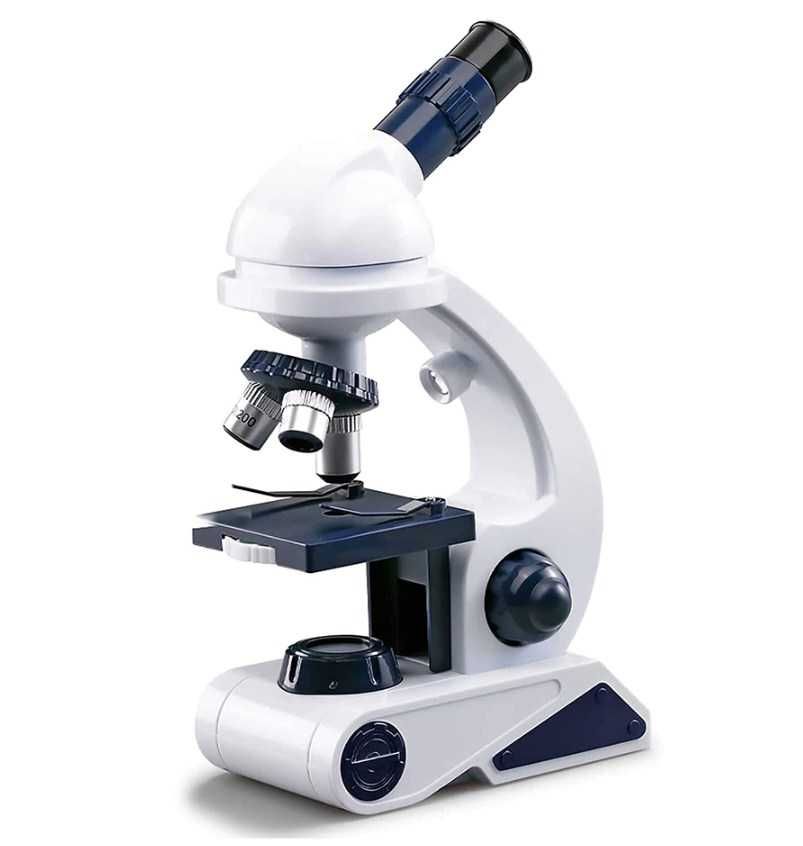 Детский Микроскоп с 3 объективами с приборами 1013A белый dm7