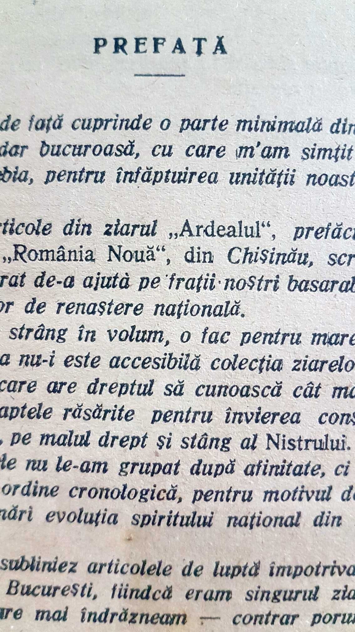 D146-Renasterea BASARABIEI 1921-Pagini lupta pt. unitate.