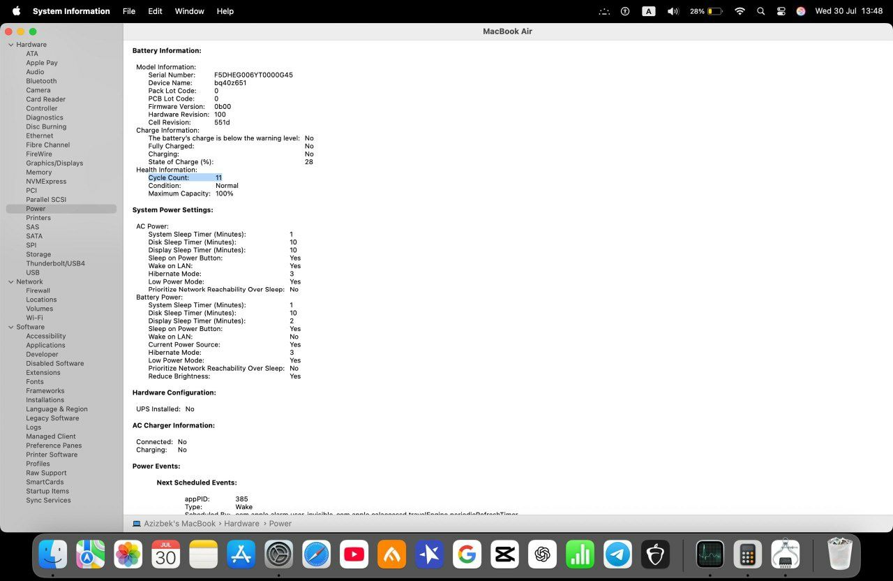 MacBook Air M4 16/256 Midnight 2025
