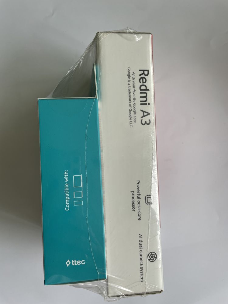 Смартфон Xiaomi Redmi A3 с подарък безжични слушалки тип Airpods