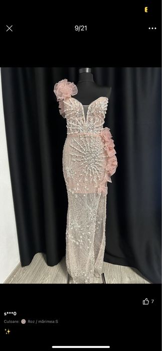 Rochie elengata roz