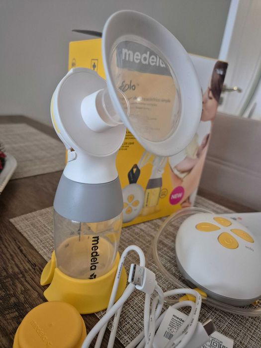 Електрическа помпа за кърма Medela Solo плюс подарък