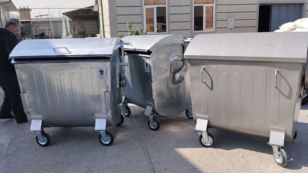 Мусорный Бак контейнер- Мусорные Доставка есть!
от 120л до 1100л