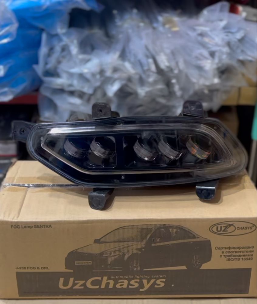 Gentra Led tumanka Oq Sariq