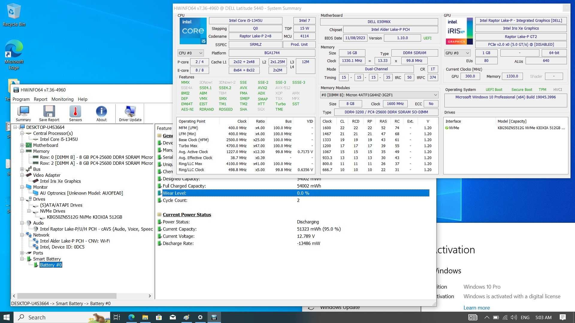 Нов Dell Latitude 5440 FHD IPS i5-1345U/512GB/16GB/Гаранция 05.2026г.