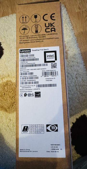 Lenovo ThinkPad T14 Gen 5 Intel Core Ultra 5 125U