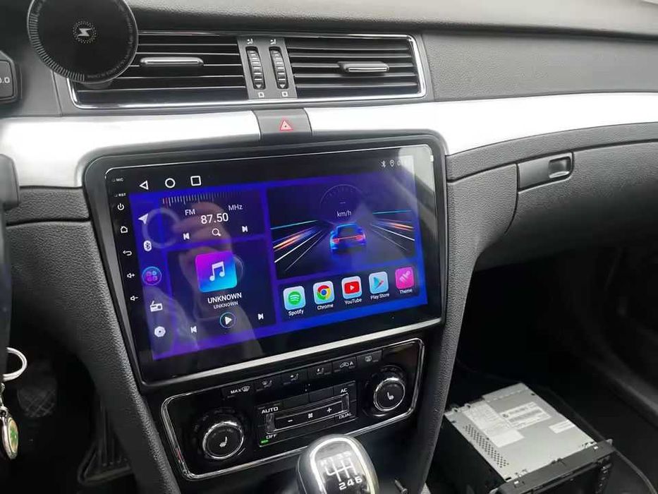 Navigație Android dedicată Skoda Superb 2 2009-2015