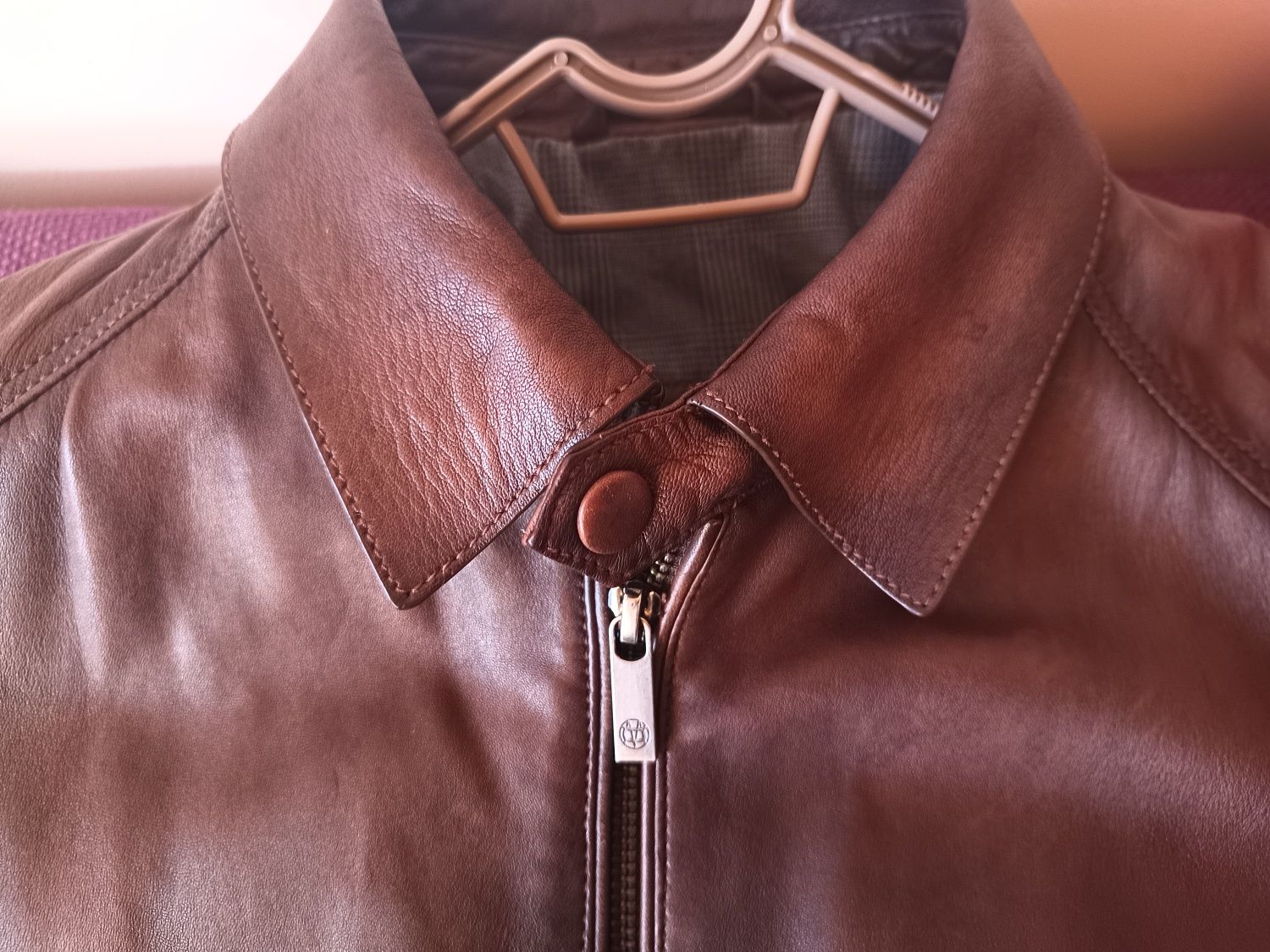 Разпродажба?Мъжко кожено яке Massimo Dutti'