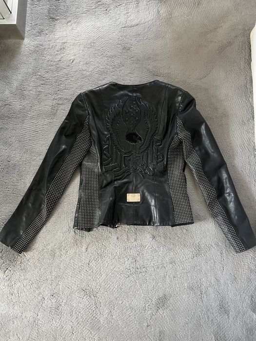 Оригинално дамско кожено яке Philipp Plein