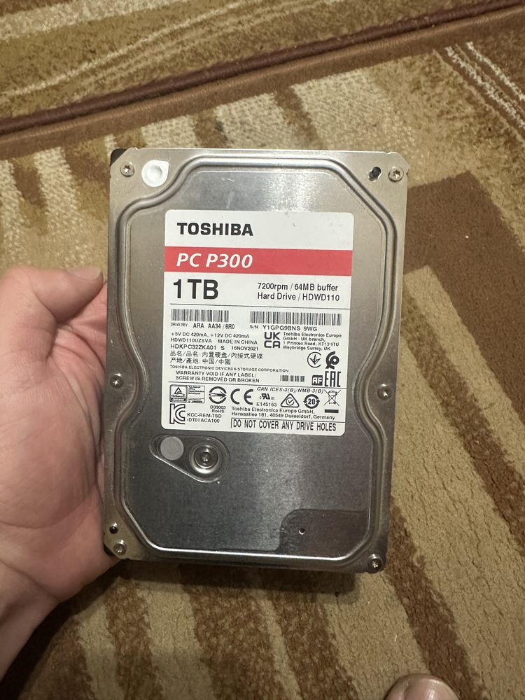 жесткий диск toshiba 1 tb