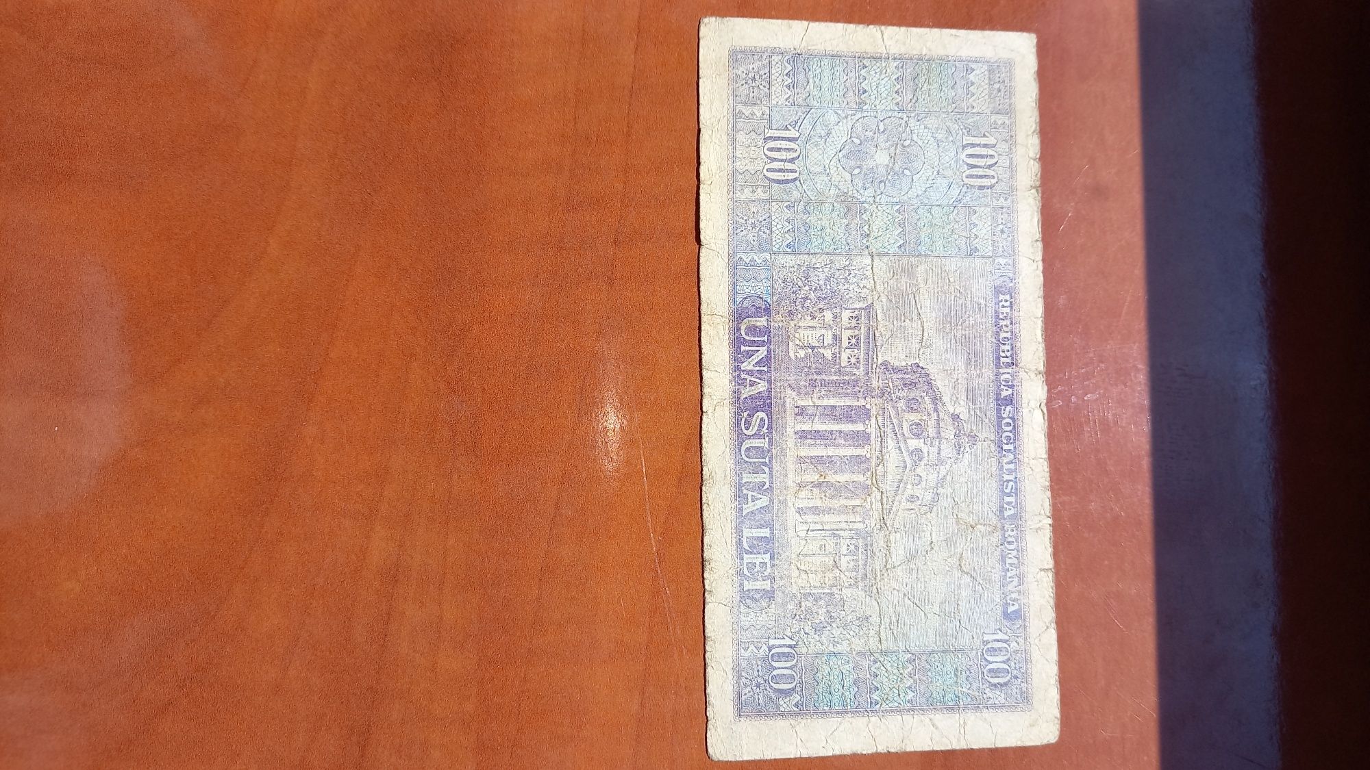 Vand bancnota romaneasca de 100 lei din 1966, serie A