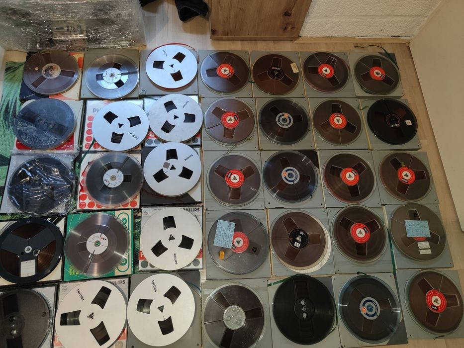 Benzi de Magnetofon 18cm BASF, Philips,Agfa,TDK, Sony