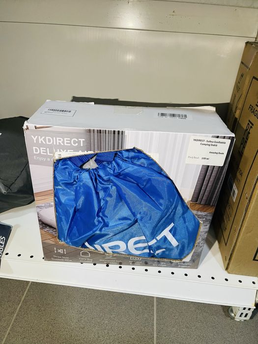 Saltea Gonflabilă Camping Dublă, YKDIRECT