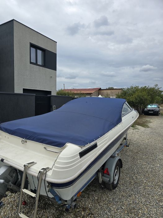 Vand sau schimb cu auto, barca sport, motor Yamaha 223 CP, Renken 200