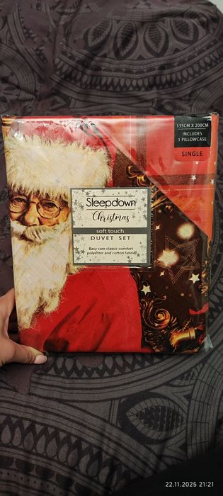 Коледен спален комплект 135/200 2бр.