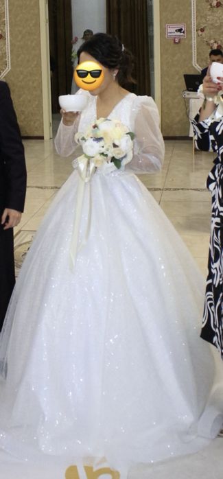 Садебное платье белое