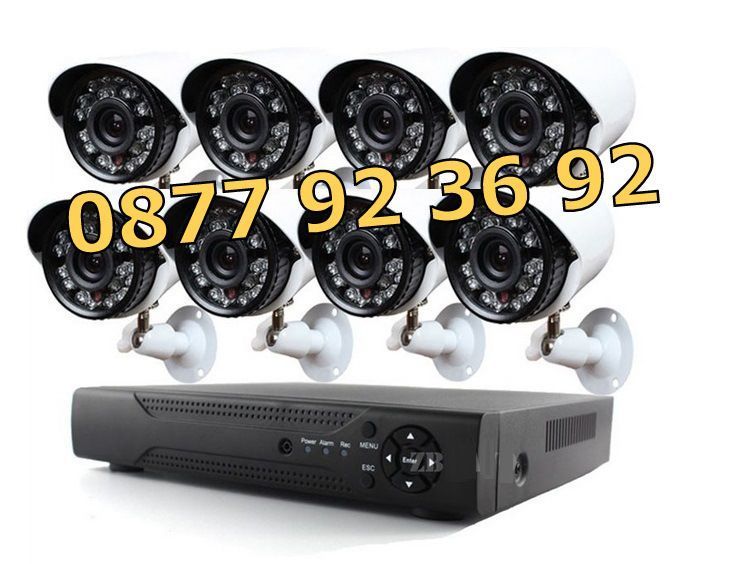 ПРОМОЦИЯ! 3МР пакет AHD система комплект за видеонаблюдение с 8 камери