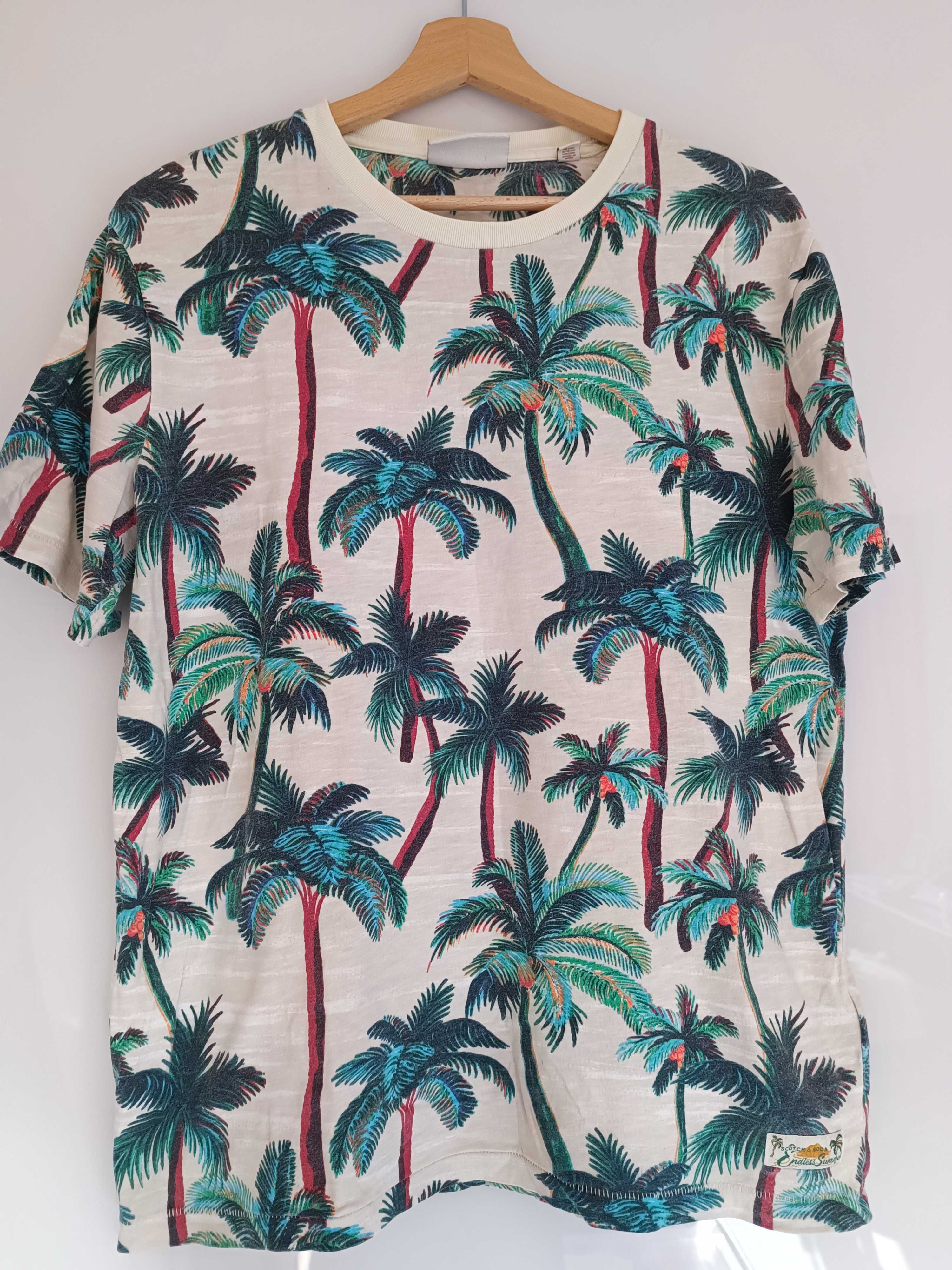 Мъжка тениска на палми Scotch & Soda