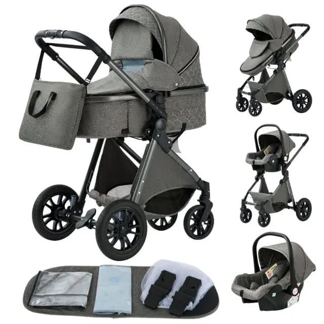 NOU Carucior 3 in 1 bebelus landou copii pliabil smart bebe + CADOU