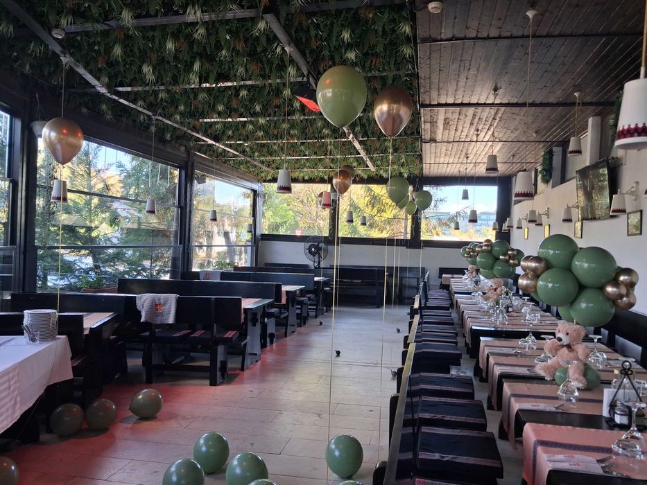 Photocorner botez Arcada baloane Decor cristelnita Aranjamente botez