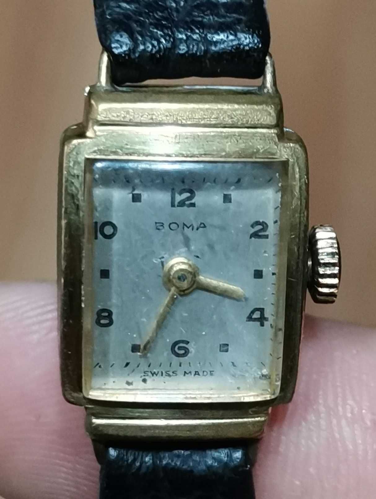 Ceas mecanic automaticWatch Pique GoldPlated ZentRa Savoy Boma Circula