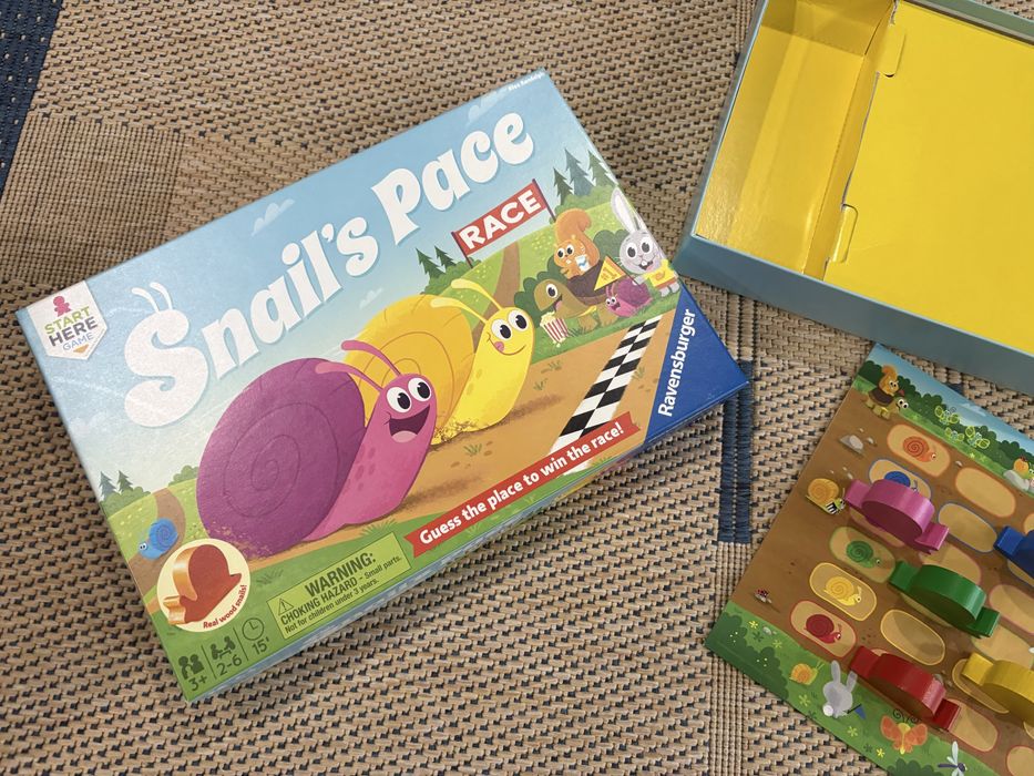 Ravensburger Snail’s Pace Race – настолна игра, 3+ години