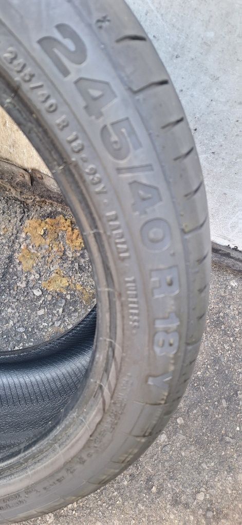 6.6 mm! 2 бр 245 40 18 Continental sportcontact 5