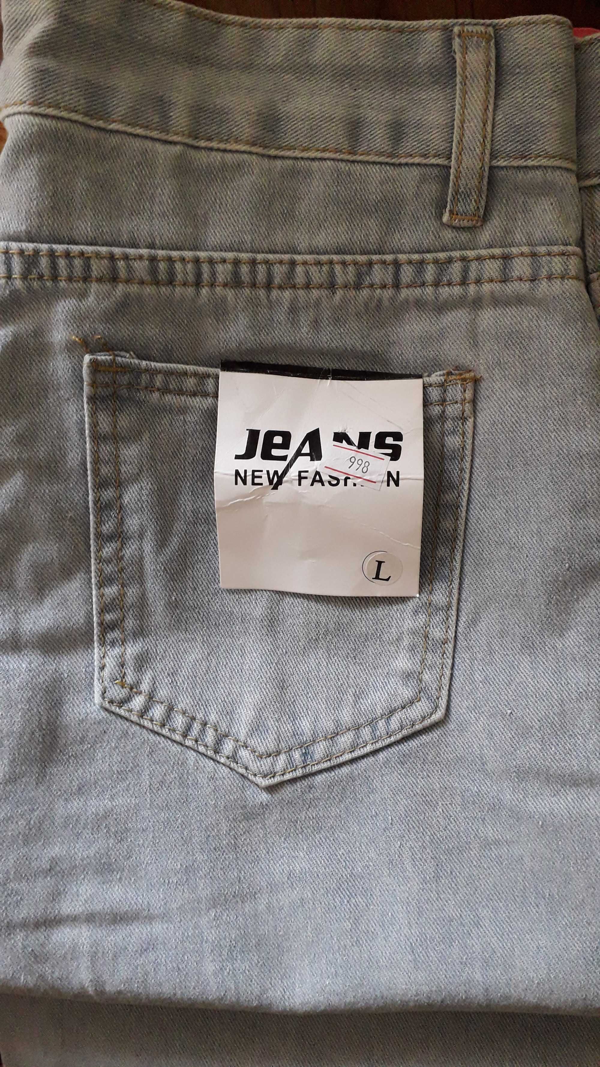 Новые женские джинсы  size L\ 48 тонкий хлопок