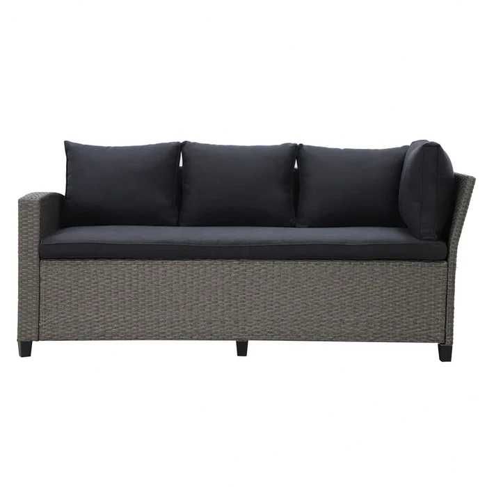 Set mobilier de gradina/terasa canapea/coltar 2 taburete si masa VISTA