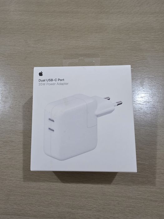 Adaptor apple 35w dual USB c + cablu lighting