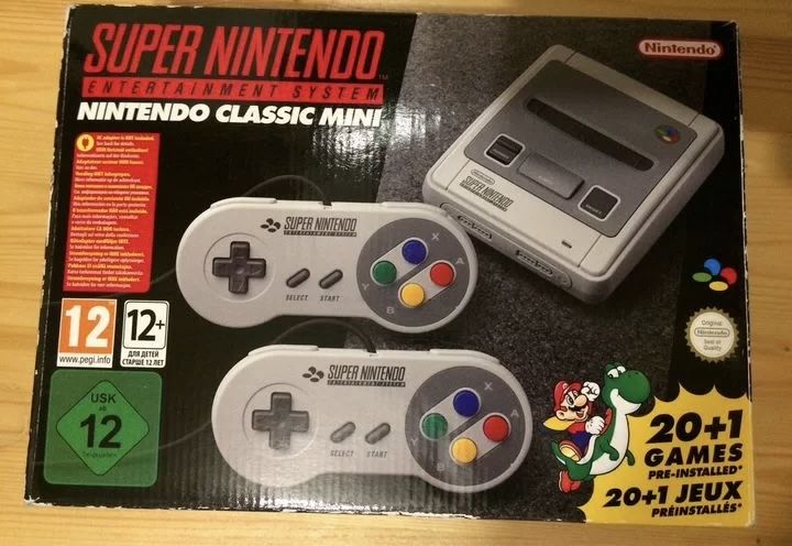 Snes mini с удлинителями для джойстиков