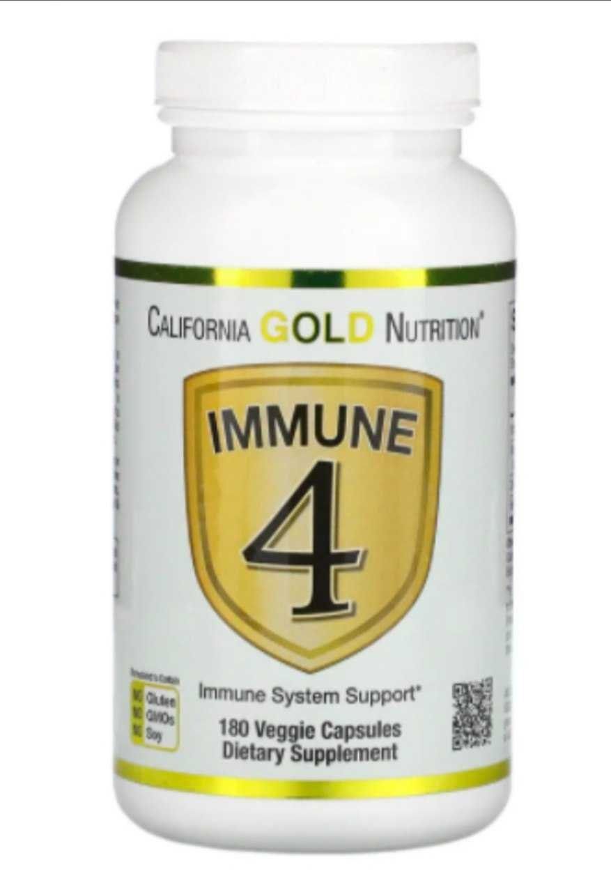 California Gold Nutrition, Immune 4, средство для укрепления иммунитет