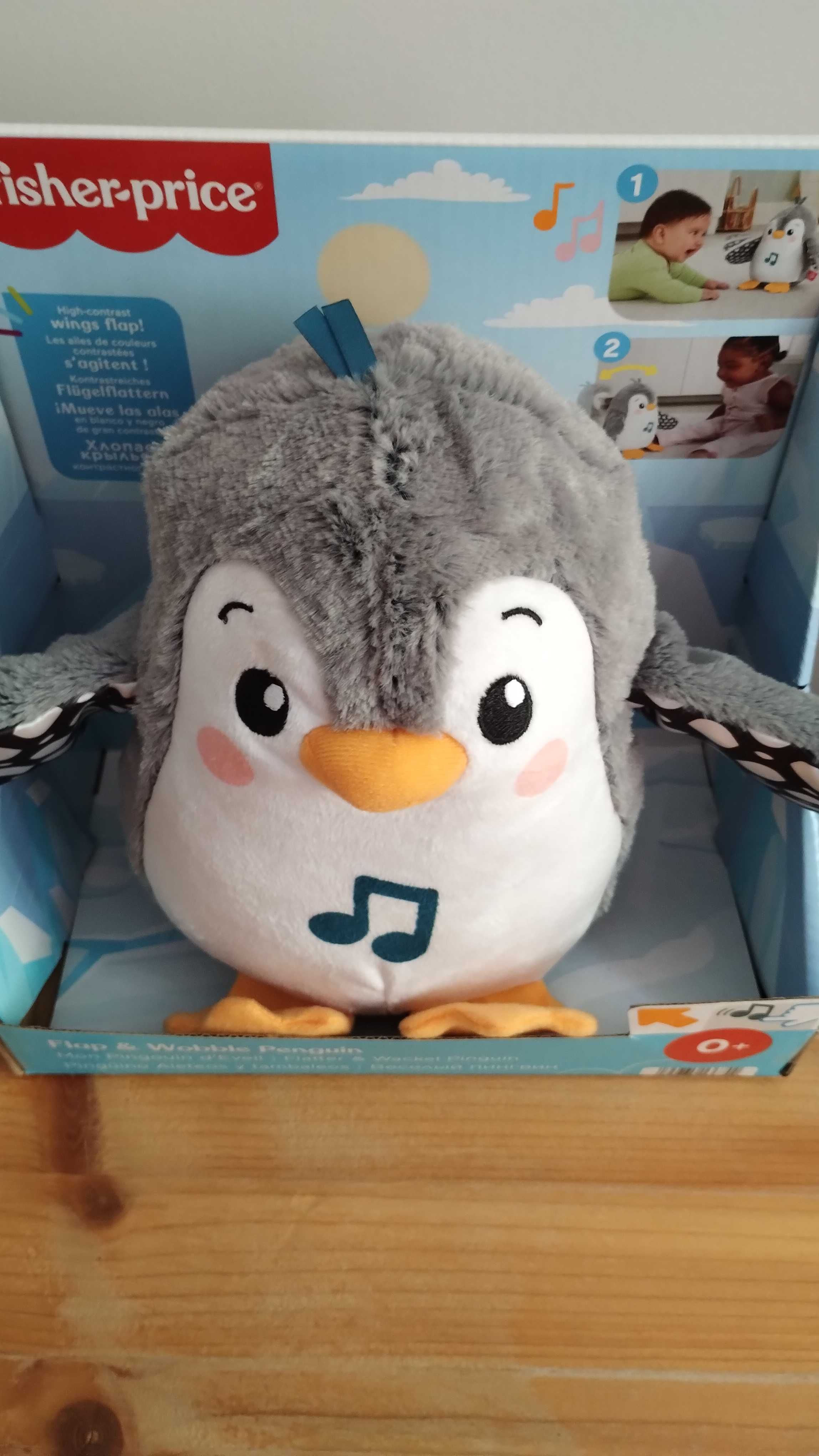 Детска играчка Fisher Price - Плюшен музикален пингвин