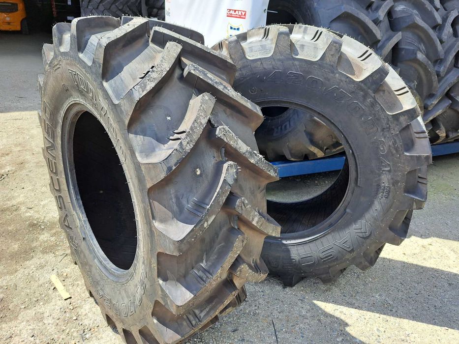 Anvelope noi 420/70R24 ASCENSO radiale cauciucuri tractor FIAT, SAME