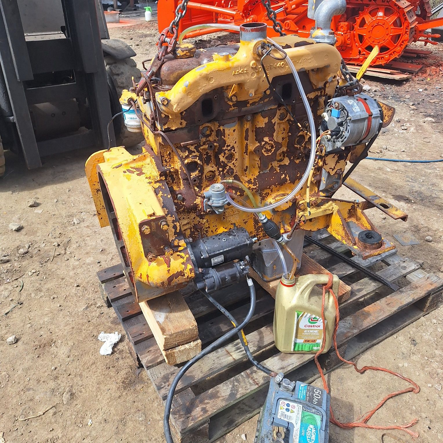 Motor perkins taf,tractor 85 cai