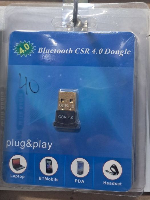 USB Bluetooth адаптер 4.0  для подключения к компу