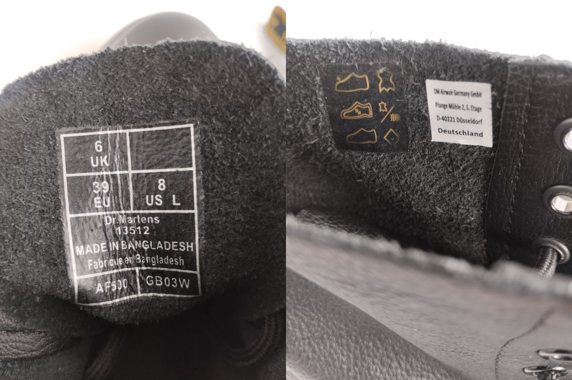 НОВИ Dr. Martens 1460  Pascal Дамски Боти Естествена Кожа Номер 39