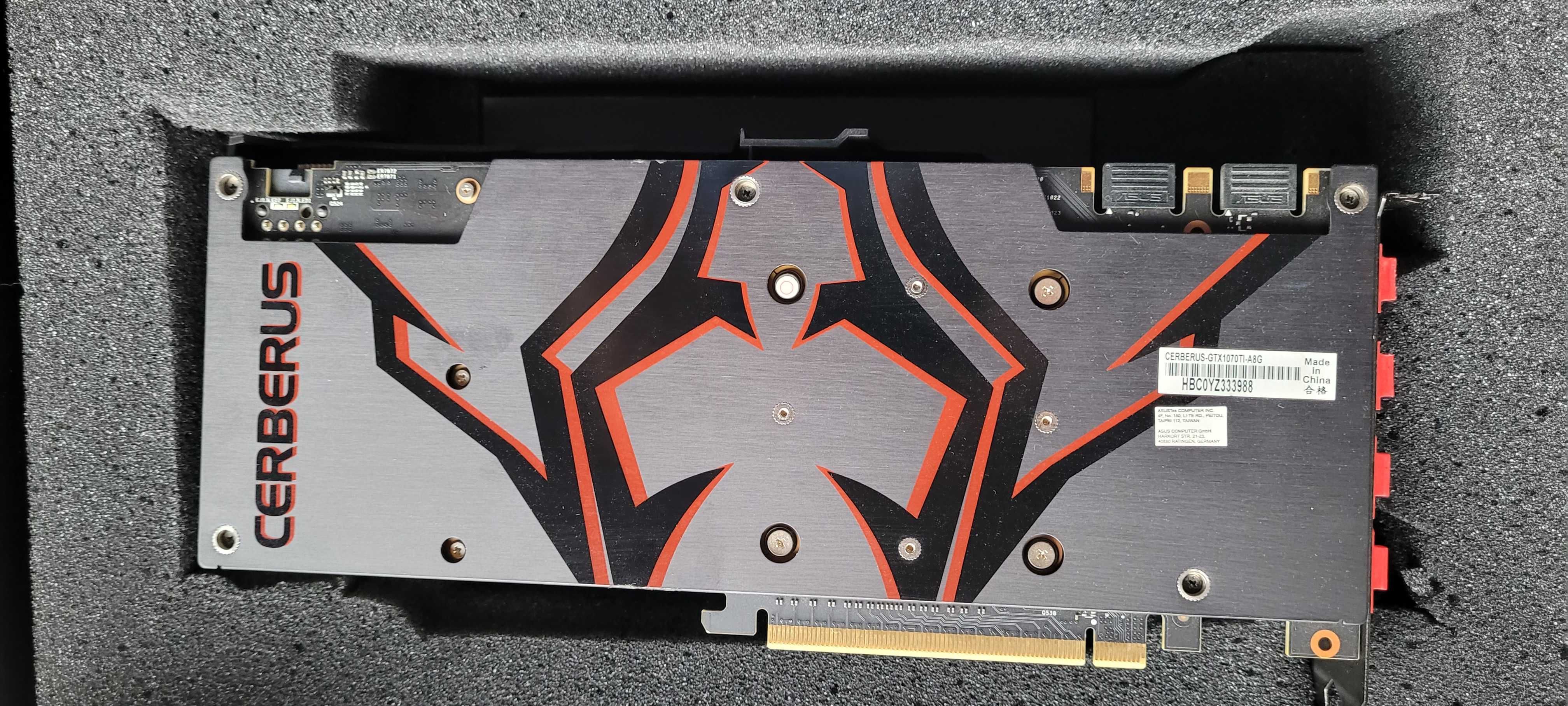 Placa video asus cerberus  GTX 1070TI, 8GB GDDR5 /256 biti