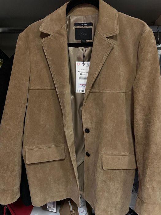 ZARA sacou damă din piele NOU