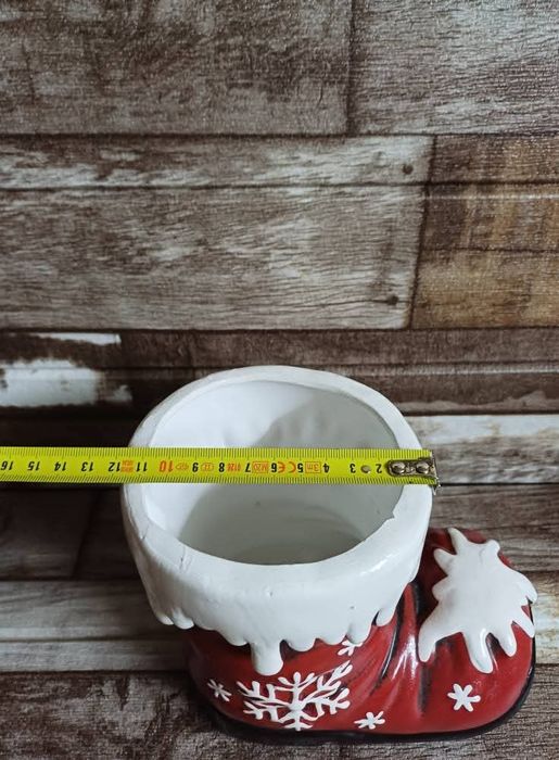 Порцеланов коледен ботуш