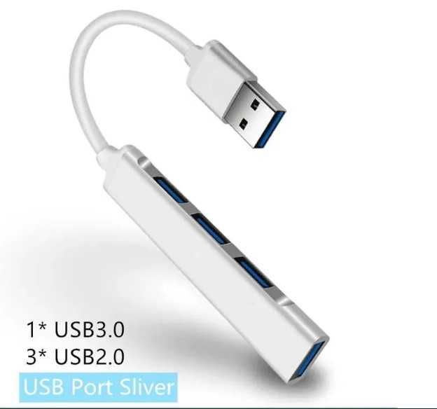 Splitter / hub usb type c / usb la 4 usb - nou