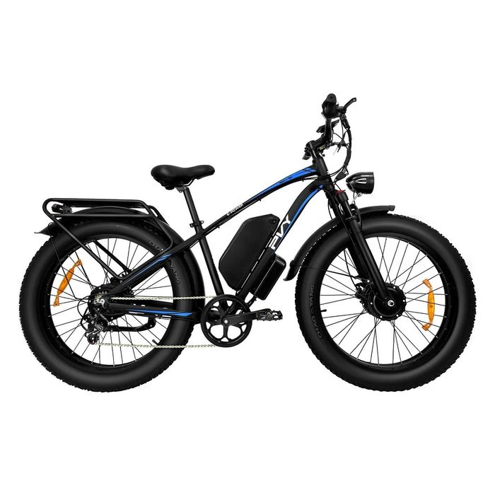Електрическо колело PVY Max26 2x1200W 48V 25Ah, 26 инчови дебели гуми
