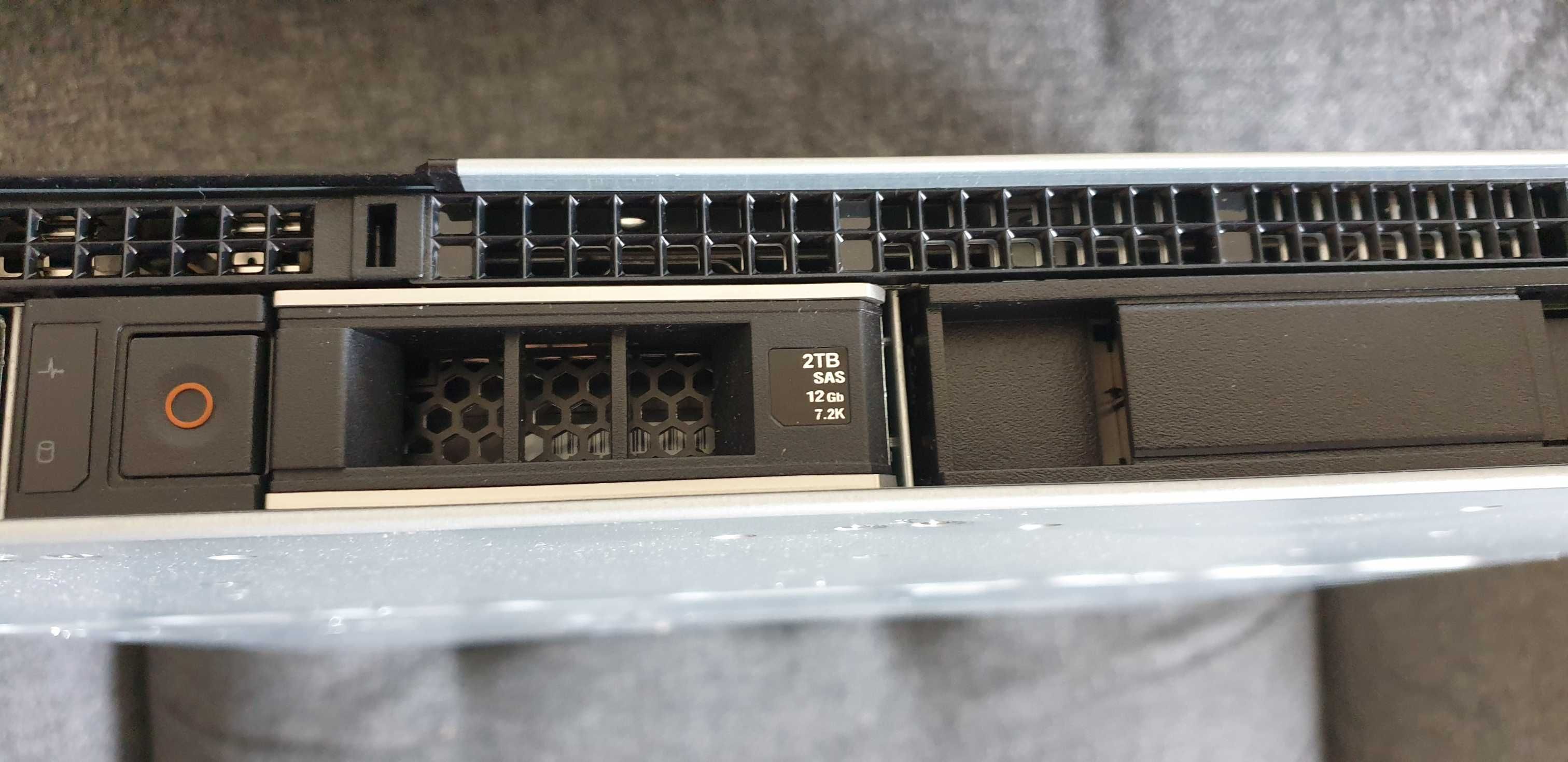DELL PowerEdge R250 server 2TB Rack 1U Intel Xeon 2.6GHz 8 Core, 32 GB