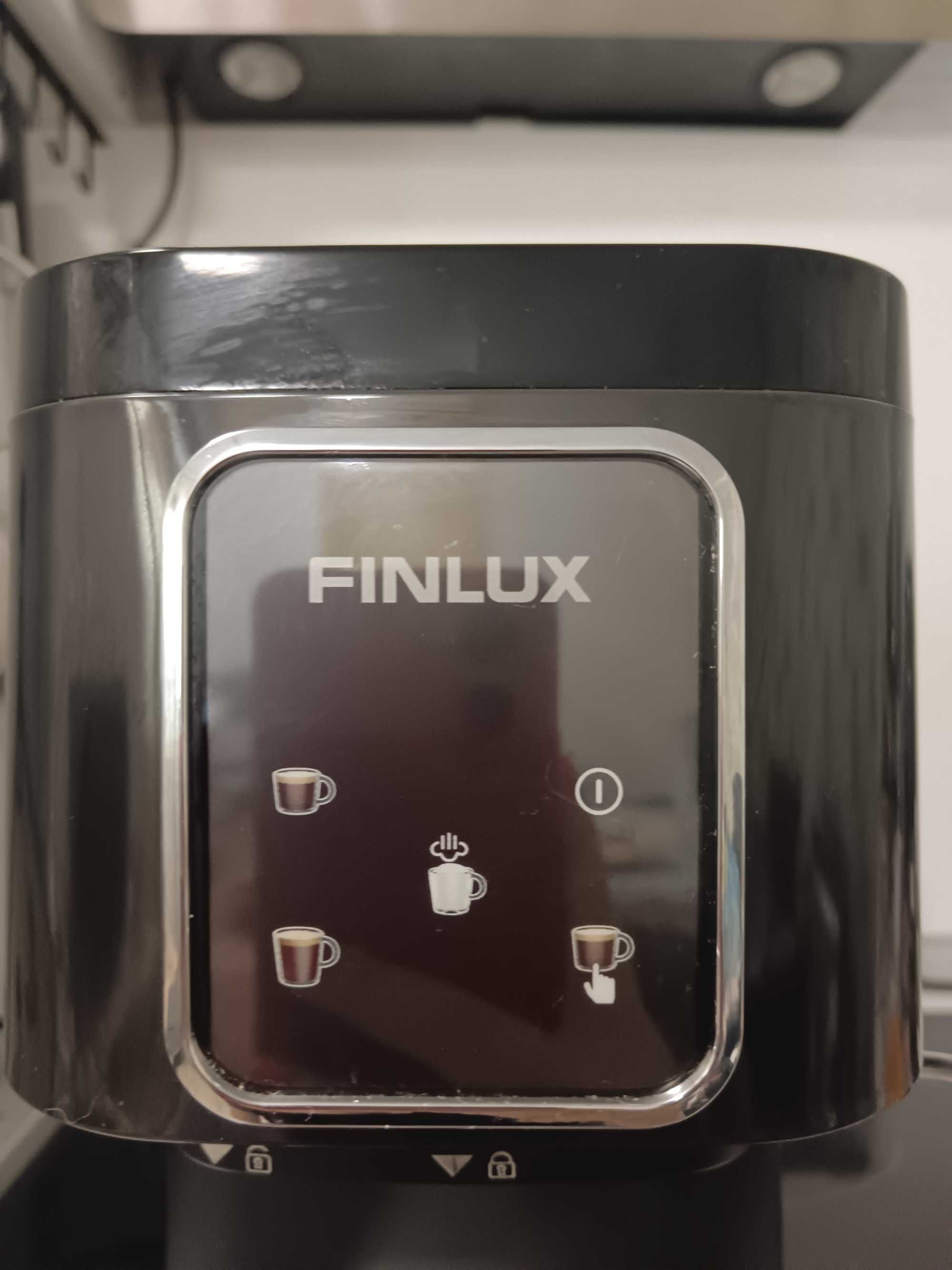 В ГАРАНЦИЯ - НОВА Кафемашина Finlux FEM-1698 Black , 1100 W, 20 Bar