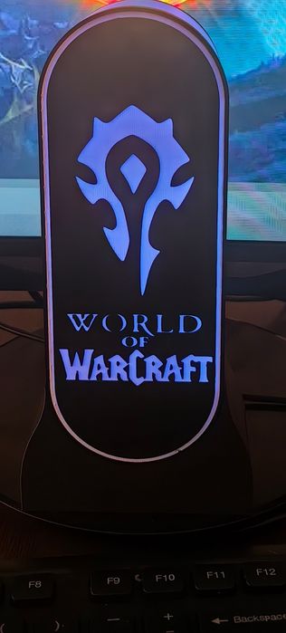 Suport casti cu lumini si telecomanda