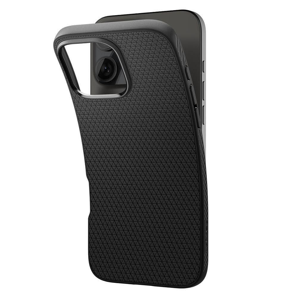 Кейс spigen liquid air за iphone 16 pro max matte black