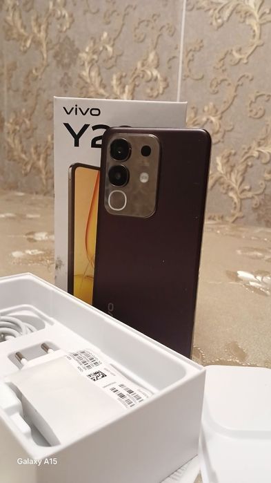Vivo y29s yili 2025 rangi toʻq jigarang xotirasi 8.128gb