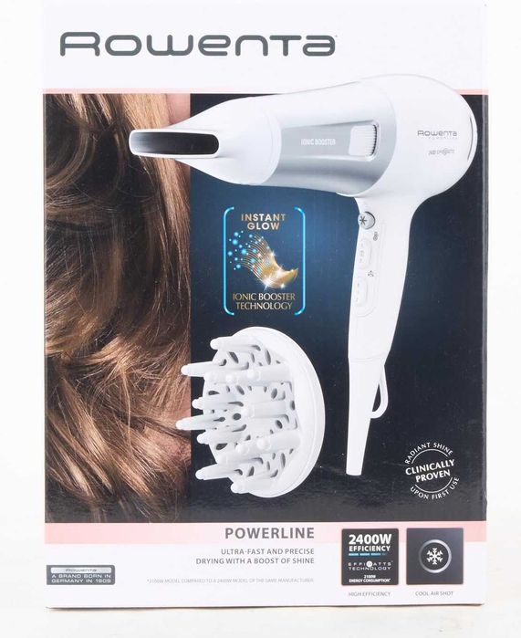 Сешоар за коса Rowenta Powerline CV5930F0 2400W Бял с дифузер