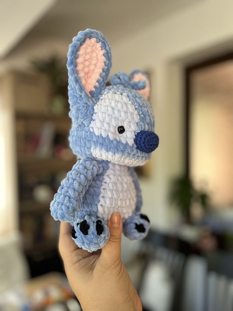 Стич плетена играчка