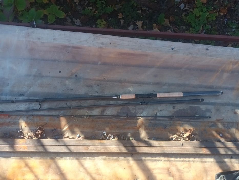 Lansete feeder 3.60 fibra de carbo, stare impecabila